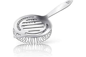 Leopold Vienna Bar Strainer IN233016, Inoxidable, Argento, 5.2 x 9.3000000000000007 x 20 cm