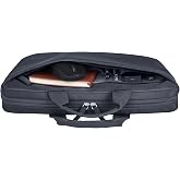 HP 14 in&ccedil; Laptop Evrak &Ccedil;antası, Geri D&ouml;n&uuml;ş&uuml;ml&uuml; 600D Polyester, 8L, Dolgulu B&ouml;lme, Su Ge&ccedil;irmez, &Ccedil;ıkarılabilir Omuz Askısı, Gri