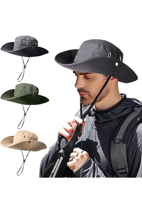 Cappello Da Sole Uomo Cappello Da Pesca Uomo Boonie Hat Anti-UV