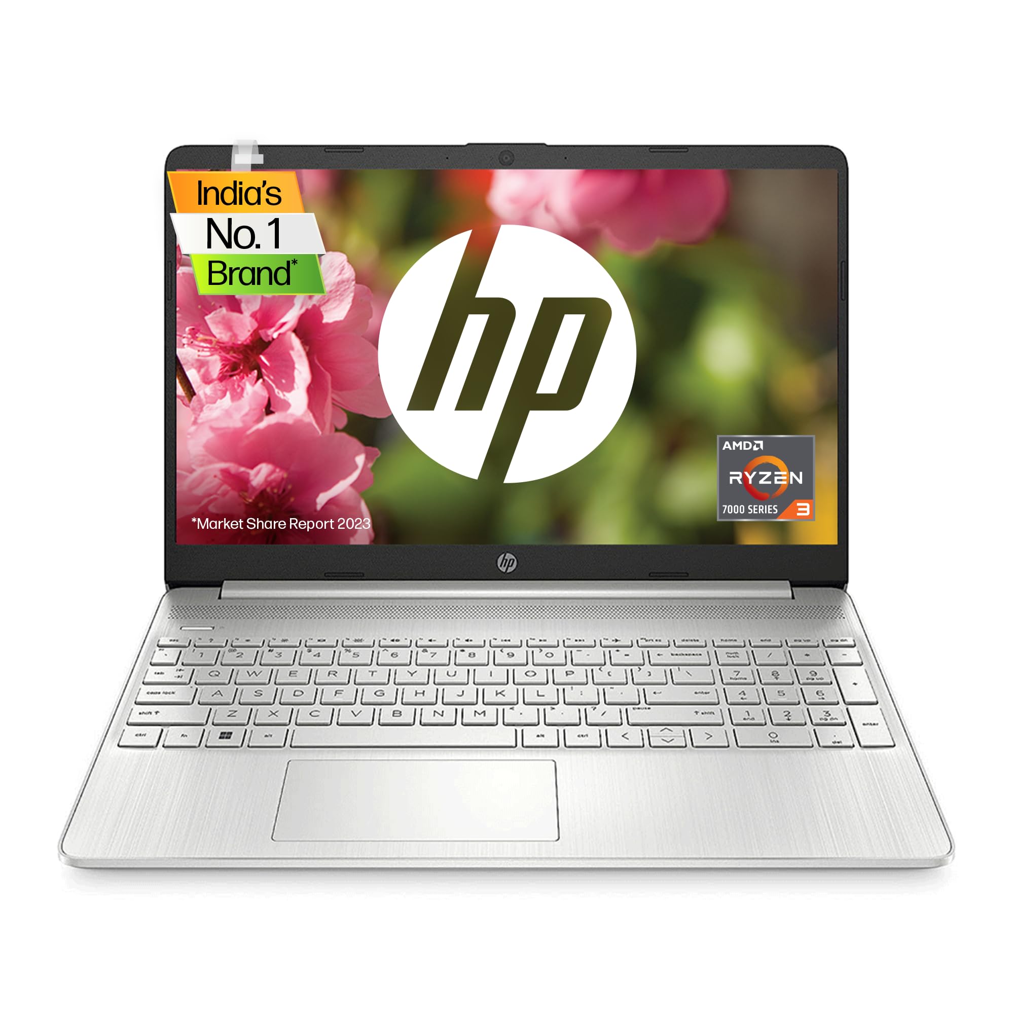HP Laptop 15s, AMD Ryzen 3 5300U, 15.6-inch (39.6 cm), FHD, 8GB DDR4, 512GB SSD, AMD Radeon Graphics, Thin & Light, Dual Spea
