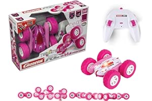 Carrera RC 2,4GHz Mini Turnator Pink I ferngesteuertes Auto ab 6 Jahren I Elektro-Mini-Car inkl. Fernbedienung, Akku & Batterien I Spielzeug für Kinder und Erwachsene für drinnen & draußen