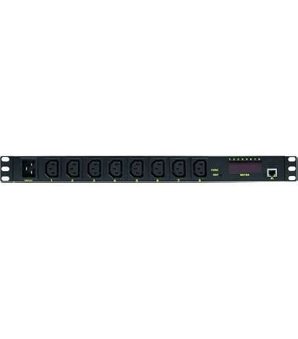 LANBERG PDU Rack 19" 1U – 16A 8 Prises 230V Type E/PL – Câble 2m – Distribution Pro Noire !