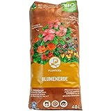 Plantura Bio Blumenerde, 40 L, torffrei & klimafreundlich, vorgedüngt
