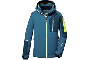 Killtec Ksw 391 Bys Ski Jckt Giacca da sci/giacca funzionale con cappuccio e paraneve Bambini e ragazzi