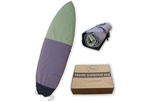 Ho Stevie! Canvas Surfboard Bag - No Melted Wax On Car - Sun Protection/Damage Protection