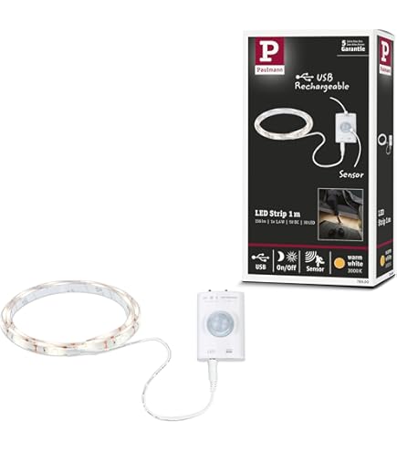 Paulmann 78899 LED Strip On Batteries Incl. Motion Detector 1 M 2W