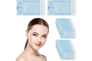 GRANVOO 20 x 12 Pcs Fili di Seta Viso, Fili di Collagene Lifting Riassorbibili, Filo Proteico Solubile per Tonificare Pelle Ascensore Stringere, Filo per Sollevamento Viso Idratante