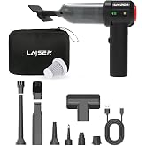 Laiser Mini, Katlanabilir LED Ekranlı 17.000 PA 3 in 1 &Ccedil;ekme-Vakum-&Uuml;fleme &Ouml;zellikli Şarjlı Ara&ccedil; S&uuml;p&uuml;rgesi