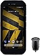 Smartphone CAT S42 (display HD+ da 13,97 cm (5,5 pollici), 32 GB di memoria interna (espandibile fino a 128 GB) e 3 GB di RAM, Dual-SIM, Android 10) - Edizione Amazon incl. adattatore per auto da 12 V