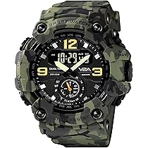 Black V2a Watches For Men Army V2A Resin Army Camouflage 50M
