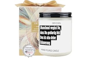 ORYCOOL Geschenke für Frauen, Duftkerzen Geschenke für Freundin,Geburtstagsgeschenk, Ruhestandsgeschenk, Genesungsgeschenk, Einzugsgeschenk, Danke Geschenke für Freundin(Birnen- Zedernholzduft:)
