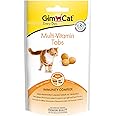 GimCat Multi-Vitamin Tabs - Functional cat snacks that promote the immune system, heart and eyes - 1 pouch (1 x 40 g)