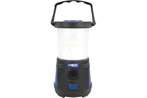 ANSMANN Lampe de camping CL600B (1 pce) – Lanterne de camping d'une puissance de 600 Lumens pour une portée de 23 m max. – Lampe d'extérieur aux 3 modes d'éclairage, fonctionnement à piles