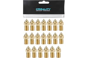 KOYOFEI 20 boquillas de latón para Ender 3 V3 SE, 8 piezas de 0,4 mm, 3 unidades de 0,2 mm, 0,6 mm, 0,8 mm, 1,0 mm de latón para Creality Ender 5 S1, Ender 7