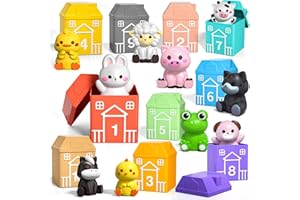 BENNOL Toddler Preschool Learning Toys for 1 2 3 Year Old Boys Girls, 20 Pieces Farm Animal Montessori Toys for Toddlers 1 2 3 Year Old, 1 2 3 Year Old Boy Girl Kids Birthday Christmas Preschool Toys Gift