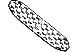 LFOTPP Rejilla delantera para CX-30, CX30 Rejilla deportiva de doble barra para riñones Accesorios de coche negros