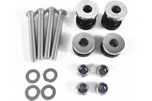 FJPACEMT Docking Hardware Kits Compatible for Harley Sportster XL 883 1200 Iron 2004-2023, Quick Release Detachable Mounting Sissy Bar Tour Luggage Racks Docking Points Mount Bolts