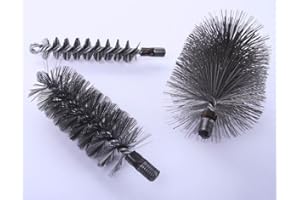 MNIXY Cutefly Boiler Brush Fireplace Brush Stove Pipe Brush Wire Various Sizes (25 mm)