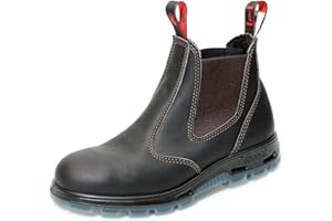 RedbacK USBOK Safety Work Boots aus Australien - mit Stahlkappe - Unisex| Claret Brown