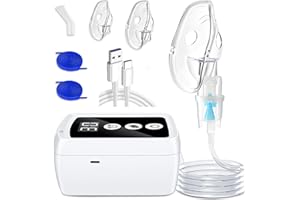 LIFOCI Aerosol per Bambini e Adulto,Macchina Aerosol,Nebulizzatore A Compressore, macchinetta aerosol adult,aeresol bambini,aerosol silenzioso,per la Cura di Queste Malattie Respiratorie