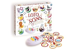 Sentosphère – Le Loto des Sons - Jeu sensoriel - jeu enfant à partir de 4 ans - Fabriqué en France, Moyen