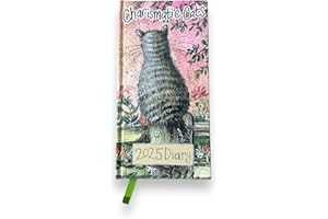 ALEX CLARK 2025 Charismatic Cats Pocket Diary - Hardback Week by Week Planner - organise stationery gifts - Cat Lover