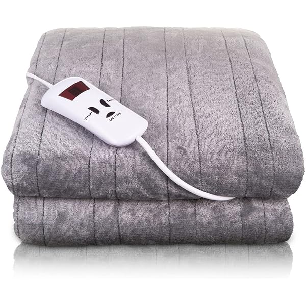 HIRIX Electric Throw Blanket, Heated Over Blanket 130x160cm, 3 Heat  Settings, Overheat Protection u0026 Automatic Shut-Off, Washable Soft Fleece  Blanket : Amazon.co.uk: Health u0026 Personal Care