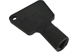 STARPACK HOME Meter Box Key - Black Plastic (2 Pcs) X Pack Of 2