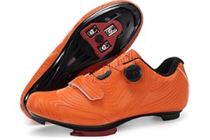 Milazzo Cycling Shoes Mens, Road Bike Indooor Cycling Shoes Spin Shoestring with Compatible Cleat Peloton Shoe with SPD and Delta Lock Pedal Riding Shoes