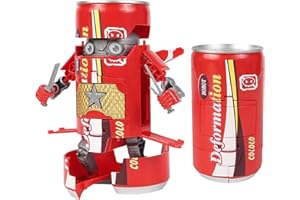 ASQzhuLIWing Canned Robot Toy, Transforming Mecha Toy, Combination Robot Toys, Kids 6-8 Years Old, Toys for Boys and Girls