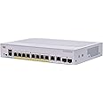 Cisco Business CBS350-8P-E-2G Managed Switch | 8 Port GE | PoE | Ext PS | 2x1G Combo | Limited Lifetime Protection (CBS350-8P-E-2G)