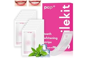 OKALABANDEE 28 Teeth Whitening Strips, Blanqueador dental profesional, kit blanqueamiento dental, Fácil de usar, Sabor fresco, para el café vino, tabaco y otras manchas (Rosa)