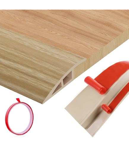Seuil Réglable Avec Bouchon En Chêne Pour Mur - Finition Bronze - Neuf - Réf. ISL3AS7EF607UNBD