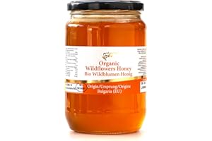 ‎BULGARIAN BEE 900 g Bio Wildblumen & Kräuter Blütenbienen Honig