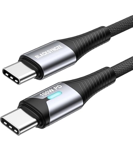 PZOZ PD 5A USB C A USB Tipo C Cavo 100W Ricarica Rapida Per IPhone 15 Pro Max MacBook IPad Samsung Xiaomi 60W USBC Cavo Di Ricarica - Foto 10