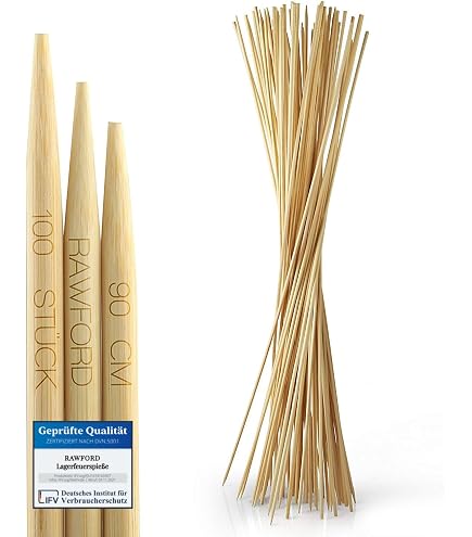 Bambus-Spieße, 40,6 Cm – 300 Stück Für Marshmallows, Grillen, Basteln