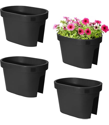 fleur ami | Vaso da terra Loft, 30 cm, altezza 80 cm, ferro nero | Alta qualità e qualità premium