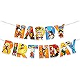 Rozi Decoration Dragon Ball Theme Happy Birthday Paper Banner Decoration Set of 1 Banner | Birthday Decoration Items for Boys | Cartoon Theme Birthday Decoration Kit
