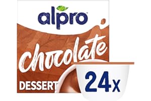 24 x 125g Alpro Chocolate Flavour Dessert Made from Soya Gluten Free