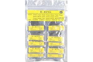 DEROR 0.5mm/0.6mm/0.7mm junta torica,500pcs juntas toricas,junta trasera de reloj de junta tórica,Kit de Repuesto de Juntas de Reloj,Arandelas de Sellado de Goma Redondas Impermeables de Reloj