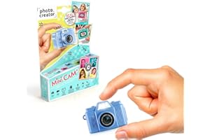 Canal Toys - Photo Creator - Mini Appareil Photo Enfant & Vidéo Numérique - Mini Caméra pour Créer des Souvenirs - Cadeau Enfant 8 Ans + - 14 Filtres – Flash+Micro - Format Voyage - CLK 059 Bleu