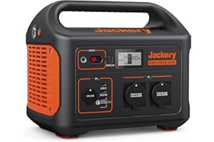 Jackery Estación de Energía Portátil Explorer 1000, 1002Wh/1000W Batería de Litio de Reserva, Salidas CA 230V, Generodor Solar para Vacaciones, Autocaravana, Camping, Aventuras y Emergencia