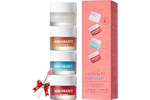 ANRCOLLECT Lip Scrub & Lip Mask - Lip Treatment Care Kit with 2 Lip Exfoliator Scrub & 2 Lip Butter Mask, Intense Hydration Set for Dry Chapped Cracked Lips (4 Pack), Christmas Gifts for Women