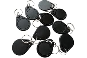 YARONGTECH® ISO14443A 13.56MHZ 1K RFID Hotel Lock door Key fob Tag Black Colour 100PCS