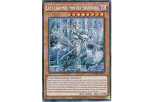 MP23-DE177 - Lady Labrynth von der Silberburg - Secret Rare - Deutsch - 1. Auflage - 25th Anniversary Tin: Dueling Heroes Mega Pack Einzelkarten - mit LMS Trading Fieldcenter-Karte