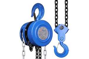 Pallit Palan CHAIN-M | Capacité de charge 2000 kg | Hauteur de levage 2,5 m | Poulie à câble avec crochet rotatif à 360°