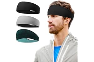 UTOMAG Fascetta Sportiva per Capelli per Uomo e Donna - Fascia Antisdrucciolo e Traspirante, Ideale per Sport, Palestra, Allenamento, Tennis, Corsa, Yoga e Bicicletta