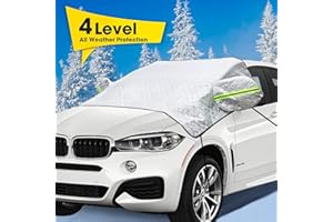 ALLILUYAA Osłona szyby samochodowej,Osłona szyby lodowej,Składana osłona przedniej szyby samochodu przeciwlodu,do ochrony lodu,śniegu,UV,Nadaje się do większości modeli,148 * 245 CM