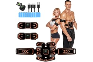 CHENAN Electrostimulateur Musculaire, EMS Ceinture Abdominale Electrostimulation,Ceinture Abdominale Electrostimulation, Appareil Electrostimulation Abdominale,Ceinture de Massage électrique