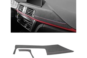 Betterhumz Alcantara Armaturenbrett-Verkleidung für BMW F30 F31 F32 F36 F34 3 4er 2013-2019 Mittelkonsole Armaturenbrett Aufkleber Auto-Styling Tuning Zubehör